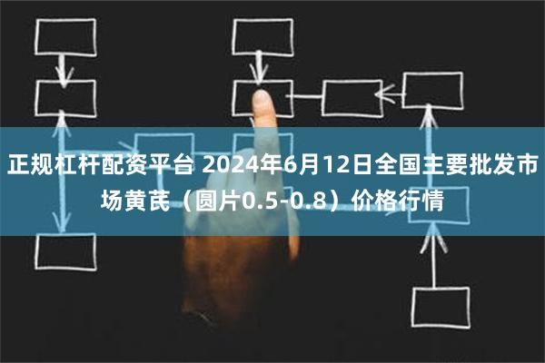 正规杠杆配资平台 2024年6月12日全国主要批发市场黄芪（圆片0.5-0.8）价格行情