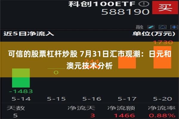 可信的股票杠杆炒股 7月31日汇市观潮：日元和澳元技术分析